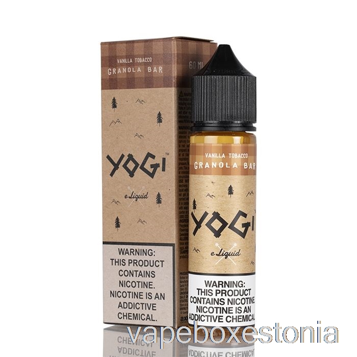 Vape Box Estonia Vaniljetubaka Granolabatoon - Yogi E-vedelik - 60ml 6mg